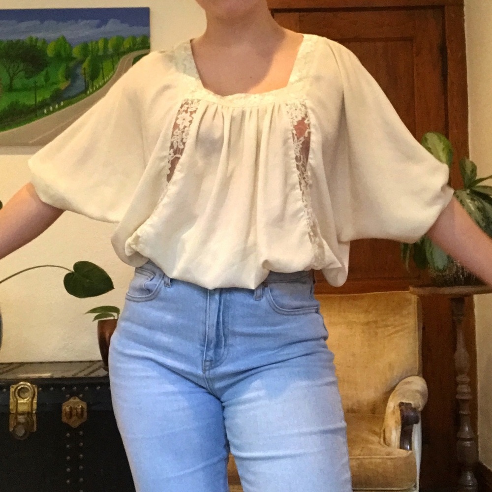 Vintage Peasant Top